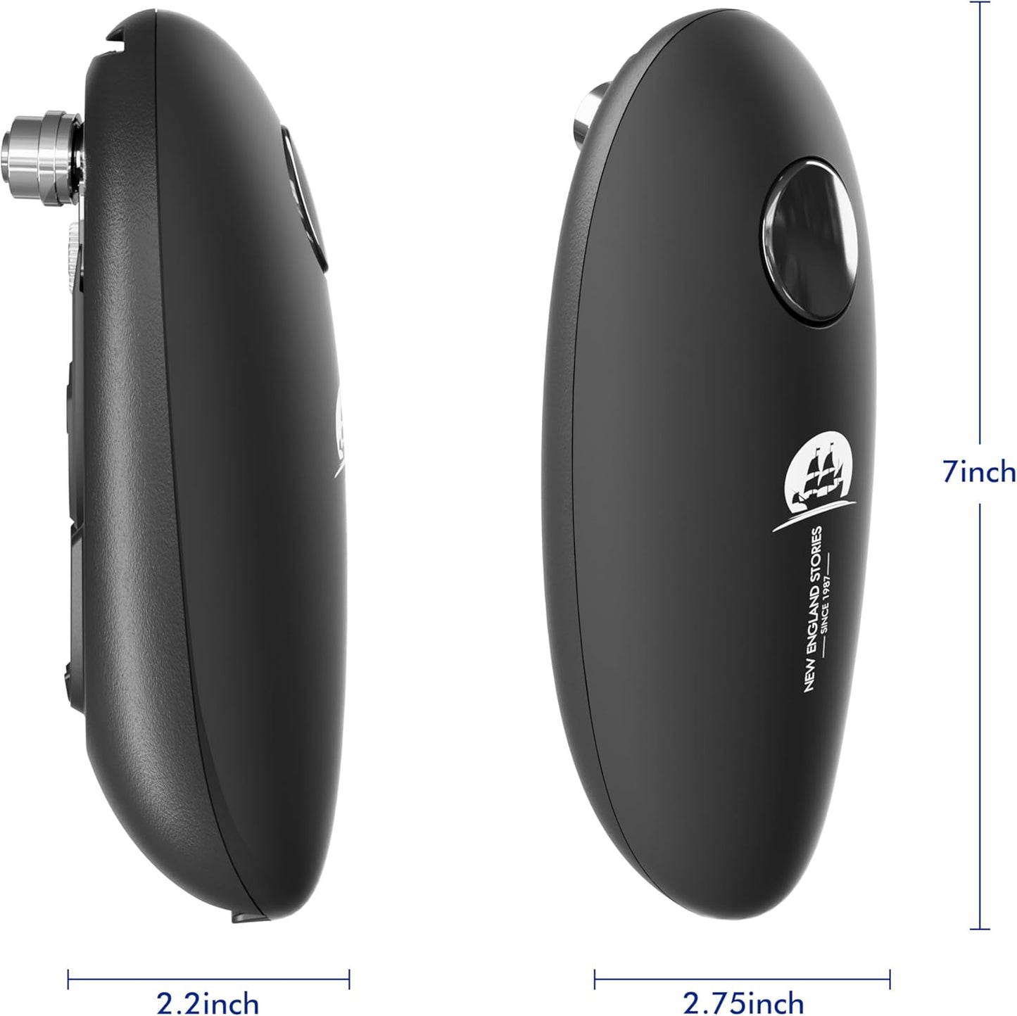 Auto Electric Can Opener w/ Battery – Hands-Free, Smooth Edge, Easy Use