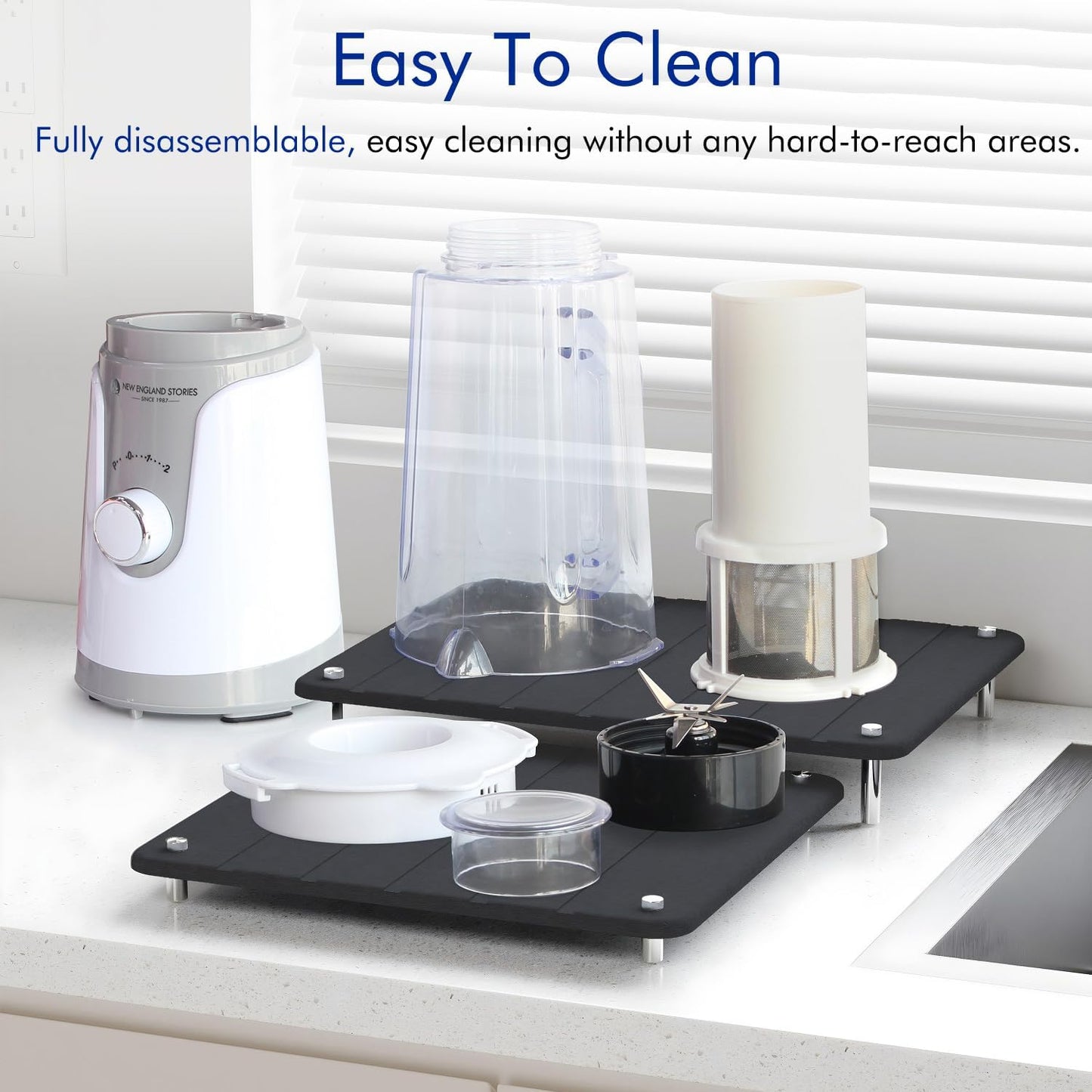 40oz Nut Milk Maker, Filterless Milk Machine with 8 Stainless Steel Blades - Multi-Function Plant-Based Milk Maker and Dairy-Free Beverages