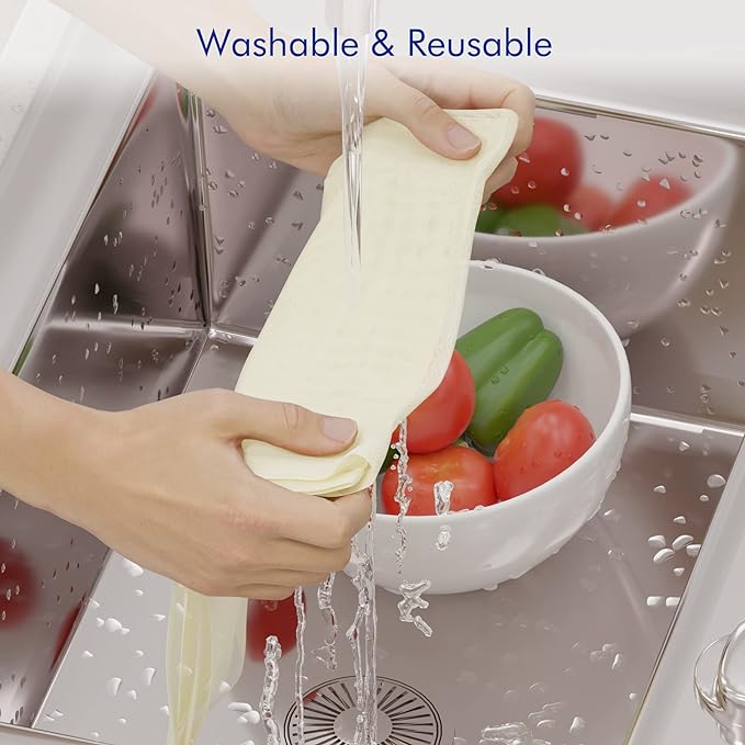 New England Stories Grade 100, 20x20 Inch Hemmed Organic Cheese Cloth Strainer