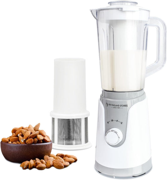 40oz Nut Milk Maker, Filterless Milk Machine with 8 Stainless Steel Blades - Multi-Function Plant-Based Milk Maker and Dairy-Free Beverages