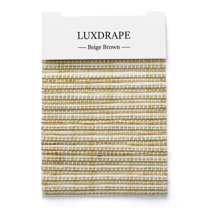 LUXDRAPE Bamboo Shades Swatch Set 12 Bamboo Samples plus Edge Banding and Lining Pack for Custom Window Shades