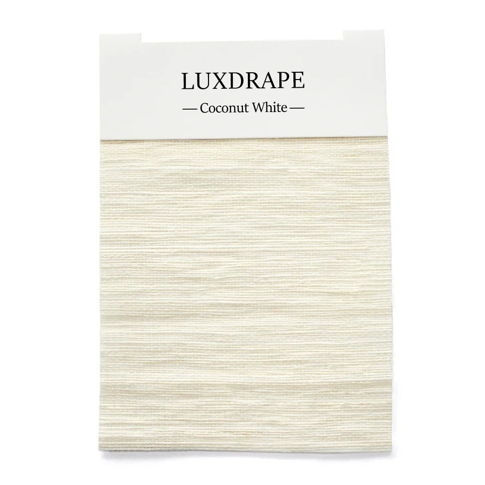 LUXDRAPE Bamboo Shades Swatch Set 12 Bamboo Samples plus Edge Banding and Lining Pack for Custom Window Shades