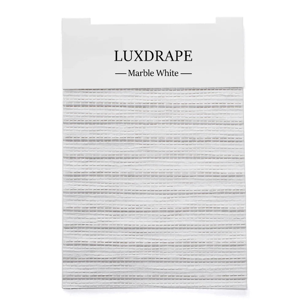 LUXDRAPE Bamboo Shades Swatch Set 12 Bamboo Samples plus Edge Banding and Lining Pack for Custom Window Shades
