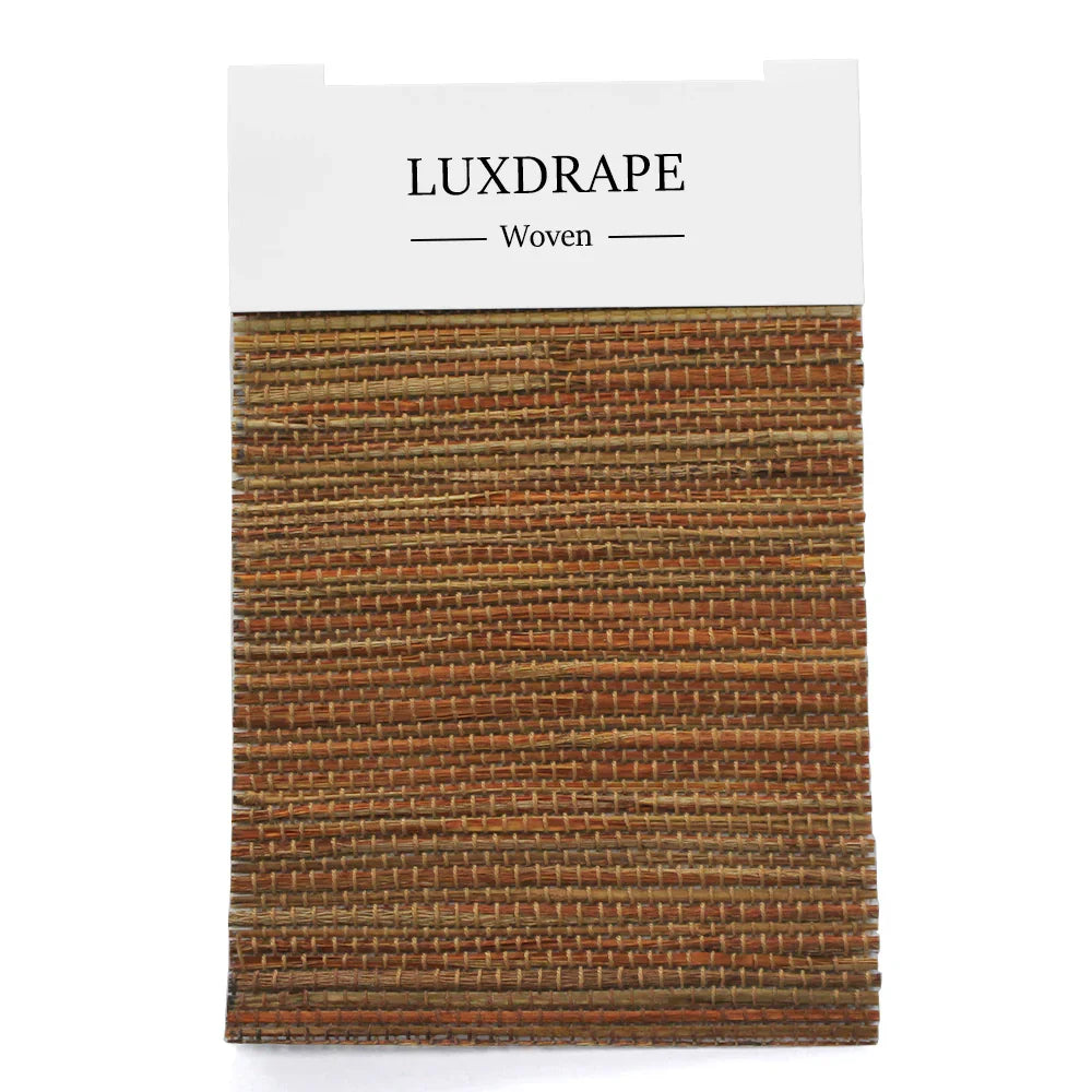 LUXDRAPE Bamboo Shades Swatch Set 12 Bamboo Samples plus Edge Banding and Lining Pack for Custom Window Shades