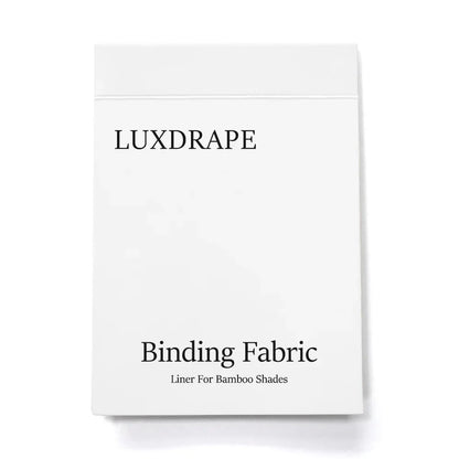 LUXDRAPE Bamboo Shades Swatch Set 12 Bamboo Samples plus Edge Banding and Lining Pack for Custom Window Shades