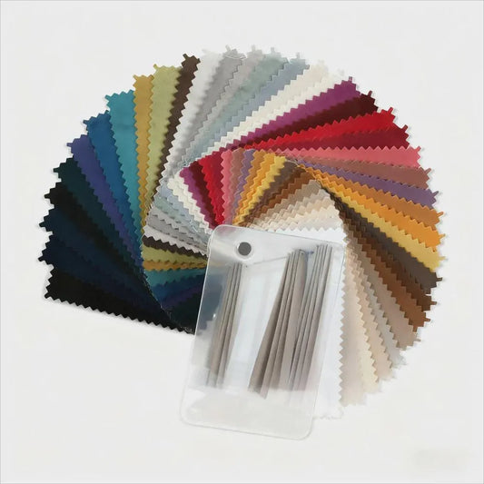 LUXDRAPE Velmor Luxury Velvet Drapery Fabric Swatches 37 Color Samples for Custom Curtains and Soft Furnishings